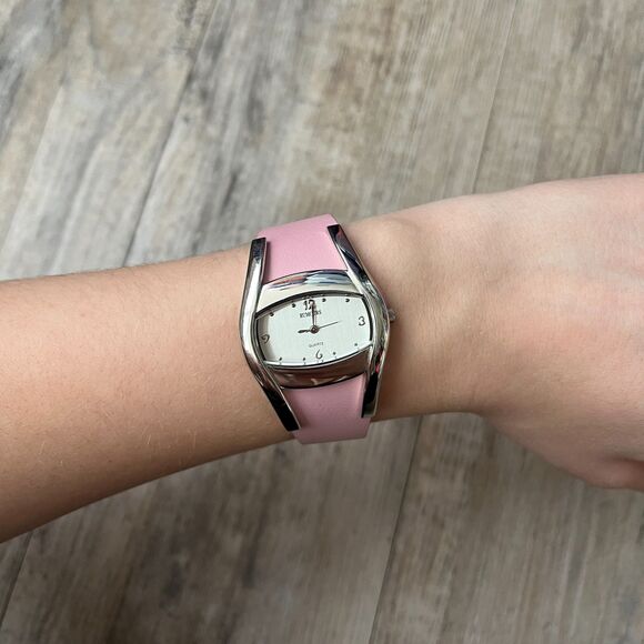 Rumours Pink Leather Band Watch Vintage Y2K Coquette Soft Girl Style Valentines main image 5